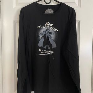 T-Shirt Golf XL Proyect “Now On The Screen Not All Heros Wear Tings” Black Color